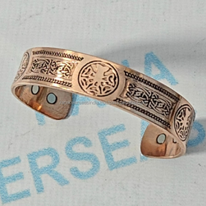 Brazalete Magnético de Cobre Ecológico con Motivo de Árbol, Terapia Bio, Recuperación Muscular, Bienestar Deportivo, Cuidado de la Salud, Hecho a Mano - Product Image 6