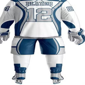 Uniforme de Hockey sobre Hielo Personalizado de Fabricación Profesional, Ligero, Transpirable, de Secado Rápido, 100% Poliéster, Talla Grande, Protección UV - Product Image 2