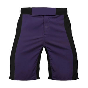 Pantalones Cortos de MMA Ligeros de Spandex/Nylon de Secado Rápido, Transpirables, Resistentes a la Contracción, con Paneles Laterales Reforzados para Gimnasio/Práctica de Lucha - Product Image 1