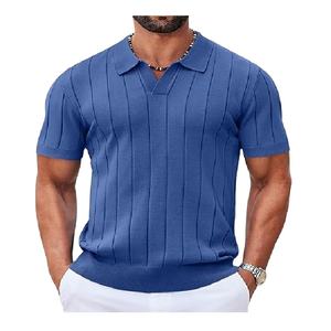 New design men's casual polo <b>shirt</b> Fashionable Custom Design Plus Size Turn Down Casual Stylish Polo <b>Shirts</b> For Men - Product Image 1
