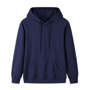 เสื้อฮู้ดดี้ผ้าฝ้ายสีแดงพิมพ์ลายปักโลโก้ตามสั่งแบบ OEM สำหรับชุดยูนิฟอร์ม แขนยาว เสื้อทำงาน - Product Image 3