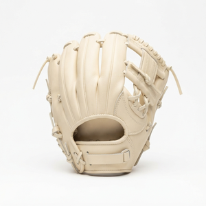 Gant de baseball en cuir de haute qualité, modèle H-Web, pour droitier, doigts entièrement couverts, fermeture auto-agrippante, adulte, toutes saisons - Product Image 5