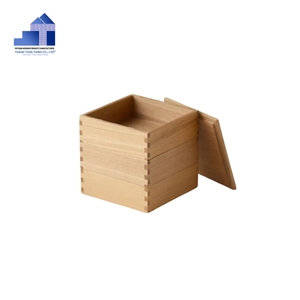 Caja de Regalo Rectangular de Madera Ecológica ThanhTungThinh, para Guardar Bolsitas de Té y Café, con Superficie Curva, Impresión y Grabado - Product Image 3
