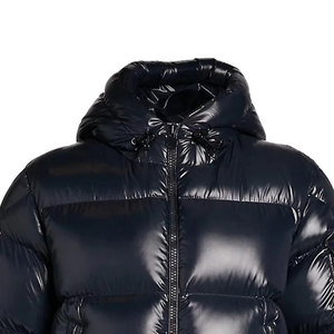 Veste matelassée coupe-vent personnalisée avec logo brodé et fermeture éclair, qualité supérieure, tendance, collection hiver 2026, vente en gros - Product Image 3