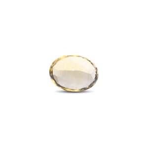 Natural Faceted Citrine Oval Gemstone-7.8 Carat Certified Wholesale Yellow - Product Image 2