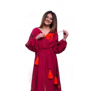 Vestido Tradicional y Natural Lavable Hecho a Mano, el Mejor Color, Estilo Ucraniano, Vestido de Lino Bordado de la Mejor Calidad para Mujer - Product Image 6