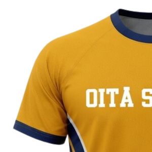 Unisex Mustard Yellow Navy Blue Sublimation Netball Jersey <b>Polyester</b> Athletic Sports <b>Shirt</b> Side Panel Training Match Wear - Product Image 4