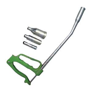 Pistolet d'administration vétérinaire réutilisable en acier inoxydable avec 3 embouts interchangeables, applicateur de bolus sûr et fiable pour bovins, ovins et caprins - Product Image 6