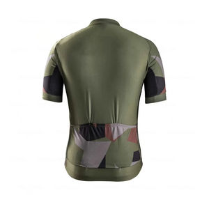 Tenues de cyclisme personnalisées en gros avec impression par transfert thermique, manches courtes, protection UV, évacuation de l'humidité pour les équipes, vente en gros - Product Image 4