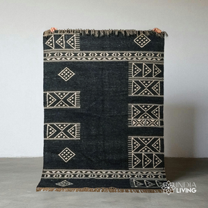 Export Quality Handwoven <b>Wool</b> Kilim Area Rug Organic Earth Tone Flat Weave Floor Covering Wholesale - Product Image 4