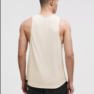 เสื้อกล้ามออกกำลังกายคุณภาพสูง ระบายอากาศได้ดี สำหรับฟิตเนส เพาะกาย ขายส่ง เสื้อผ้าผู้ชายลำลองแบบสมาร์ท ผ้าฝ้าย ด้านหน้า - Product Image 2