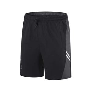 Pantalones Cortos Deportivos Casuales para Hombre, Diseño de Fabricante, Secado Rápido, 100% Algodón Tejido, con Logotipo Personalizado y Patrón Sólido, Cintura Elástica - Product Image 4