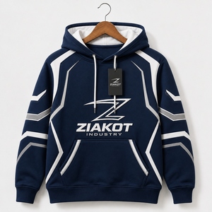 Custom Fleece Hoodie Wholesale Heavyweight Pullover Sweatshirt Custom Logo Hoodies ZIAKOT INDUSTRY Pakistan Manufacturer - Product Image 4