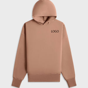 เสื้อฮู้ดดี้ผู้ชายเนื้อผ้านุ่มสบาย ดีไซน์ทันสมัย พร้อมบริการออกแบบโลโก้ตามสั่ง / สีพื้น บริการ OEM ออกแบบเสื้อผ้าลำลอง ปี 2026 - Product Image 1