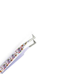 Pince à épiler de précision en acier inoxydable, à pointe fine courbée, pour isolation des extensions de cils, outil de beauté professionnel pour salon, OEM ODM - Product Image 3