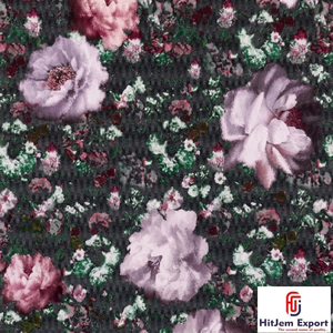 Tela de Poliéster Suave y Moderna con Estampado Digital, Fabricante Personalizado para Prendas de Moda, OEM ODM - Product Image 1