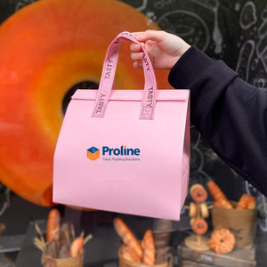 Bolsa Térmica Impermeable de Polietileno con Estampado de Leopardo Ecológica, Plegable, para Almacenamiento de Alimentos Fríos o Calientes, para Servicios de Comida para Llevar - Product Image 2