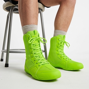 Dumela Adult Customizable Boxing <b>Boots</b> Leather <b>High</b> <b>Top</b> Training Shoes Eco-Friendly Breathable Comfortable Durable - Product Image 2