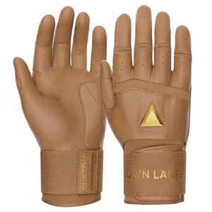 QASWA SPORTS Premium Parrot-Green Baseball Softball Batting Gloves Enhanced <b>Grip</b> <b>Control</b> Cabretta Leather Hook Loop Closure - Product Image 3