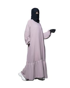 Abaya Elegante Musulmana de Calidad Premium al por Mayor con Detalles de Volantes, Proveedor Mayorista para Bodas y Eventos Formales - Product Image 4