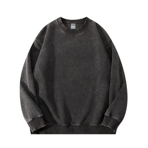 Women <b>Vintage</b> Acid Wash <b>Sweatshirt</b> Oversized Fit Custom Apparel Manufacturing Service - Product Image 1