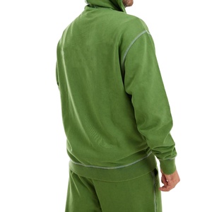 ชุดวอร์มผ้าฝ้ายแบบมีเชือกผูก ระบายอากาศได้ดี ซักแบบวินเทจ ทรงปกติ สกรีนโลโก้ได้ สำหรับผู้ชาย ปี 2026 - Product Image 3