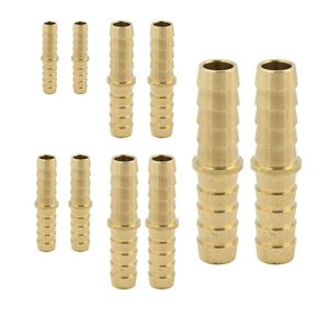 Raccord de tuyau en laiton poli AOL à basse pression, connecteur droit à barbillon, raccord égal OEM pour plomberie et alimentation en eau (en pouces) - Product Image 4