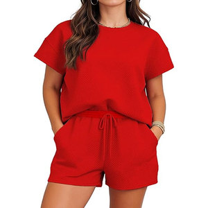 Conjunto Deportivo de 2 Piezas para Mujer, 100% Algodón, Impermeable, Transpirable, Informal, para Correr, Viajar, Ropa a Juego - Product Image 6