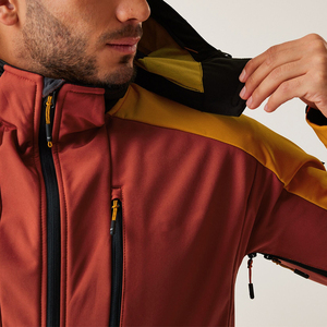 Vestes et manteaux surdimensionnés de haute qualité, personnalisés, avec poches avant, effet amincissant, vestes softshell d'hiver - Product Image 6