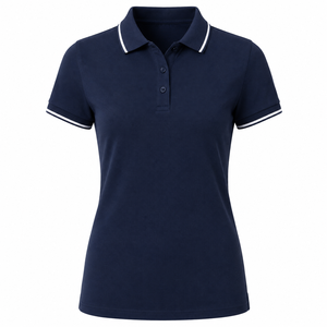Latest High Quality <b>Ladies</b> for <b>Shirt</b> Casual Wear Sports Workout Running Knitted Embroidery Quick Dry Breathable <b>Polo</b> <b>Shirt</b> - Product Image 3