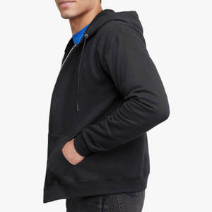 Wholesale Winter Heavyweight Fleece Solid Pocket Hoodie 100% Cotton <b>Men</b> Regular Fit Custom Color Logo Breathable <b>Pullover</b> Casual - Product Image 1