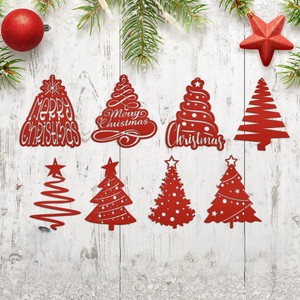 Metal Tree Christmas Ornament Traditional Handicraft Decor for Holiday Tree home decor christmas decor - Product Image 3