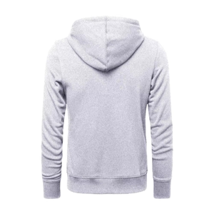 Sweat-shirt décontracté zippé à capuche pour homme, en molleton chaud doublé, couleur unie, pour l'automne, style transfrontalier - Product Image 4