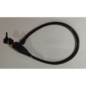 Cadenas multifonctionnel avec câble en acier souple de 4 mm, revêtement de protection en PVC et serrure en alliage de zinc pour la sécurité des vélos et motos - Product Image 3