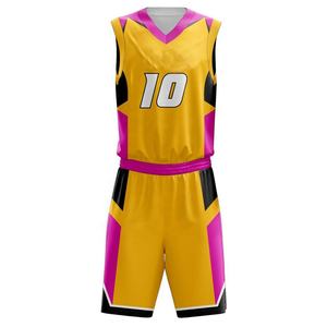 Venta al por mayor de poliéster sublimado de alta calidad de secado rápido transpirable uniforme de baloncesto de alta calidad bordado logotipos del equipo - Product Image 2