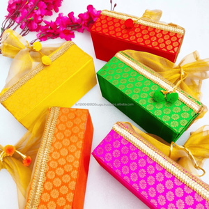 Indian Handmade Return Gift Basket Wedding <b>Hamper</b> Boxes Bridesmaid Shagun Favor <b>Sweets</b>, Candy, Chocolate Container Festive Gift - Product Image 2