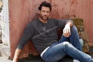 Sudadera de Alta Calidad OEM Personalizada para Hombre, Cuello Redondo, Color Gris, Forro Polar de Algodón, Resistente al Viento, Venta al Por Mayor - Product Image 6