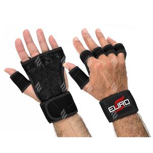 Gants de musculation en néoprène durables, demi-doigts, respirants, conçus pour l'entraînement intensif, paume rembourrée, surface antidérapante - Product Image 1