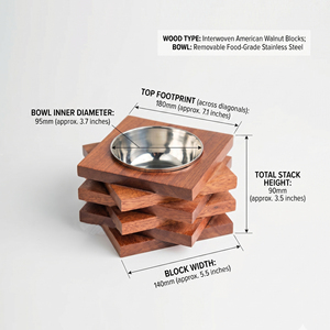 Unique <b>Stacked</b> Wooden Bakhoor Burner Geometric Incense Holder With Metal Cup Arabic Oud Charcoal Burner For Home Decoration - Product Image 3