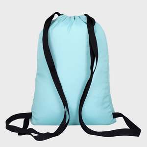 Sac à dos à cordon Arctic Fox pour enfants, vert céladon, polyester durable, doublure en nylon, style sport vintage - Product Image 5