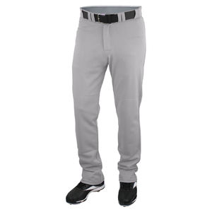 Mountaineers Baseball Uniform Men's Gray Jersey <b>With</b> Yellow Team Name And Number 24 Short Sleeve Polyester Pants And <b>Shoes</b> - Product Image 2