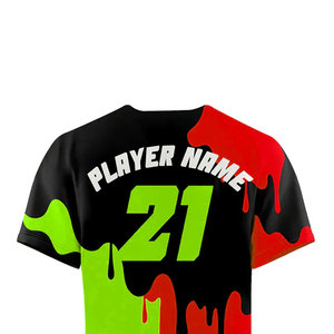 เสื้อเบสบอลสีทึบและลายปักโลโก้ - Product Image 5