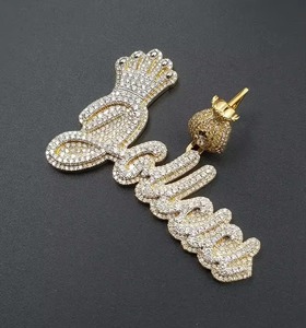 Colgante de Dólar con Incrustaciones de Moissanita, Oro, Diseño Personalizado, Joyería Hip Hop para Hombre - Product Image 4