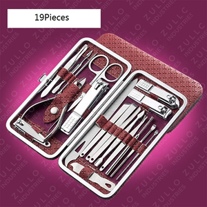 New Arrival Professional Stainless Steel <b>Manicure</b> Pedicure <b>Kit</b> Nail Clipper Set Beauty Grooming Tools OEM Private Label - Product Image 4