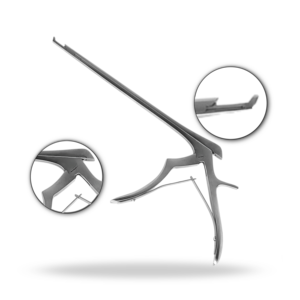 Rongeur de Bayoneta de Cerámica Kerrison de 1mm, 2mm, 3mm, 4mm, 5mm para Cirugía de Columna Vertebral, Instrumento Quirúrgico para Corte Óseo - Product Image 1