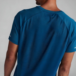 Camiseta Deportiva Blanca Lisa para Hombre, Transpirable, de Secado Rápido, para Gimnasio, Entrenamiento, Fitness, Running, Manga Corta - Product Image 6