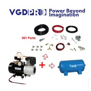 Compresseur d'air VGDPRO 12V DC 901 pièces d'accessoires et kit de montage facile pour compresseur embarqué - Product Image 6