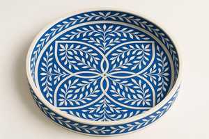ถาดเสิร์ฟตกแต่งลายฝังกระดูกสำหรับวันเกิดในราคาที่ดีที่สุด - Product Image 3