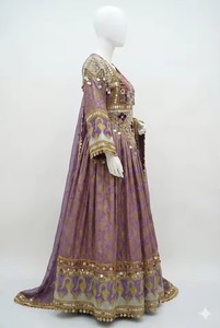 Vestido Maxi Vintage Afgano Hecho a Mano de Alta Calidad para Mujer, Vestido Tradicional Étnico Afgano Kuchi - Product Image 5