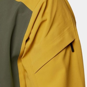 Chaqueta Impermeable con Capucha para Hombre, Diseño Color Block, Cierre de Cremallera, Ropa de Exterior, Corte Regular, Abrigo de Invierno - Product Image 5